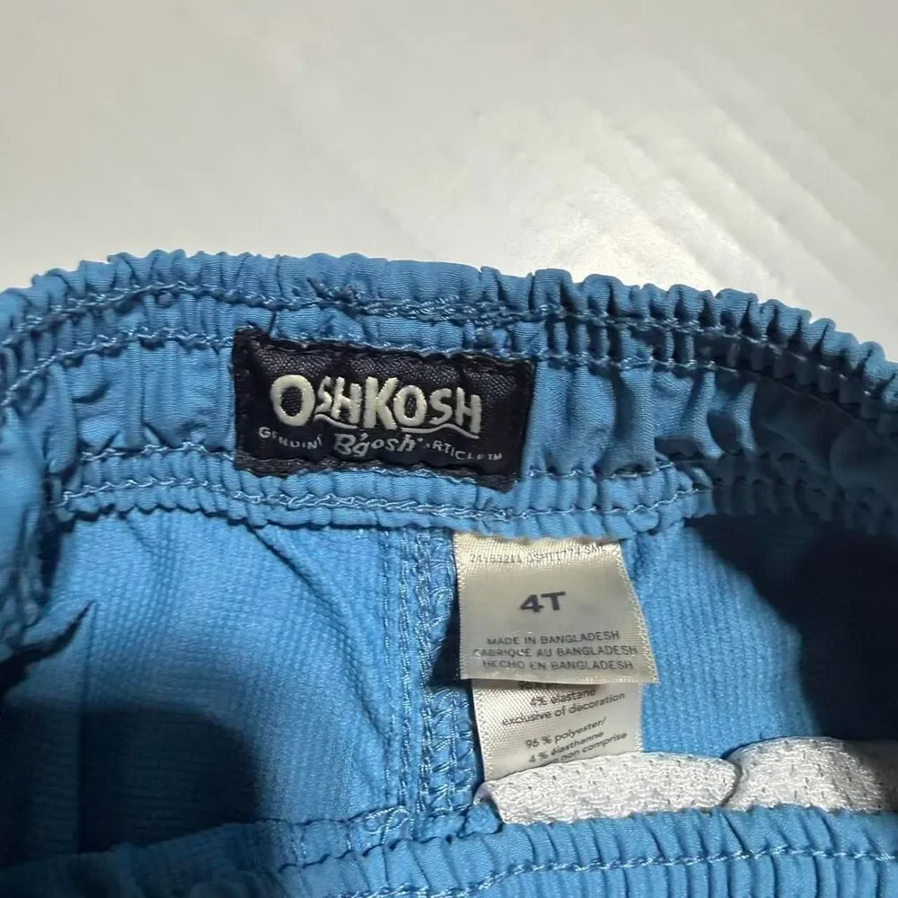 OshKosh B'gosh Blue Drawstring‎ Quick Dry Shorts 4T